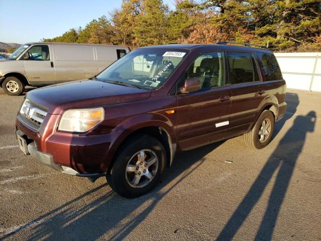 HONDA PILOT EXL 2008 with VIN 5FNYF18538B005956 - Photo from auction