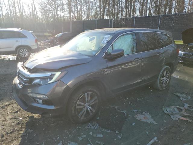 HONDA PILOT EX 2017 with VIN 5FNYF6H37HB093468 - Photo from auction