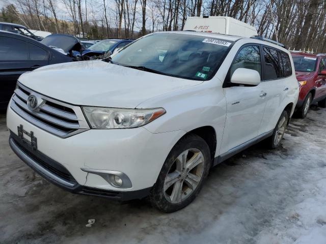 TOYOTA HIGHLANDER 2012 with VIN 5TDDK3EH8CS168207 - Photo from auction