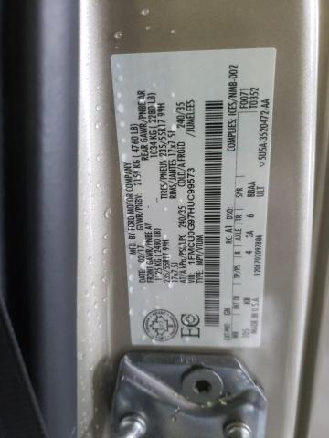 Photo 14 from auction – 2017 FORD ESCAPE SE with VIN 1FMCU0G97HUC99573