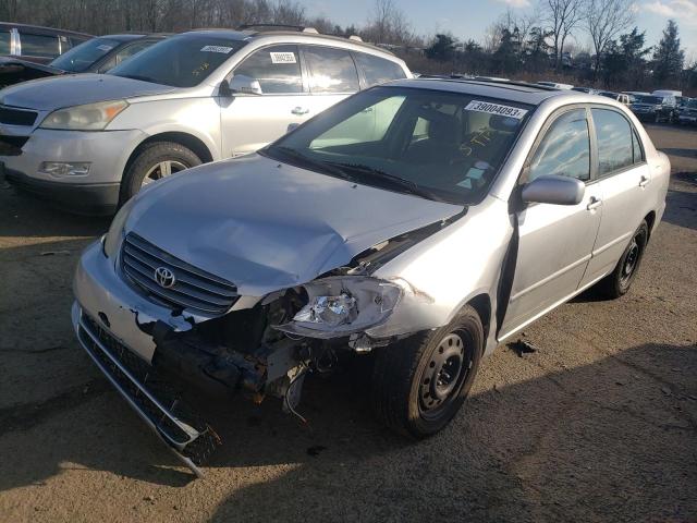 TOYOTA COROLLA CE 2003 with VIN 2T1BR32EX3C138423 - Photo from auction