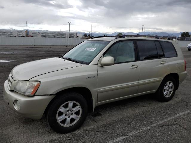 TOYOTA HIGHLANDER 2001 with VIN JTEGF21A810025676 - Photo from auction