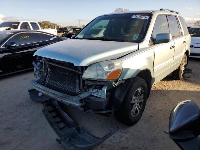 HONDA PILOT EX 2003 with VIN 2HKYF18403H613693 - Photo from auction