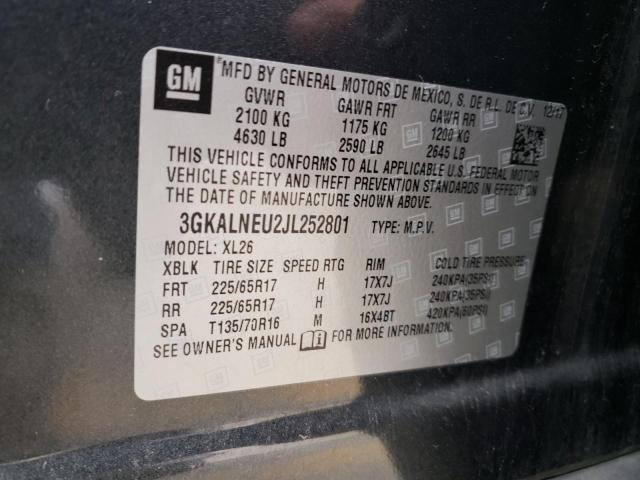 Photo 14 from auction – 2018 GMC TERRAIN SL with VIN 3GKALNEU2JL252801
