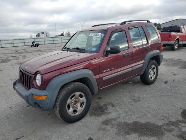 Photo 1 from auction – 2002 JEEP LIBERTY SP with VIN 1J8GL48K02W266825