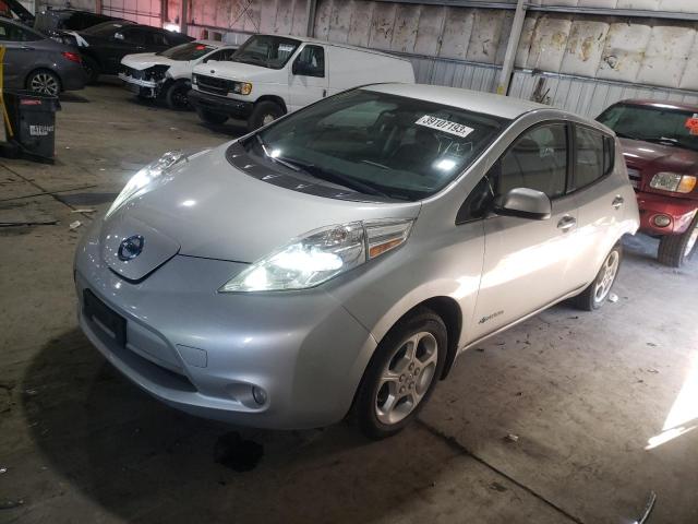 NISSAN LEAF S 2015 with VIN 1N4AZ0CP7FC300456 - Photo from auction