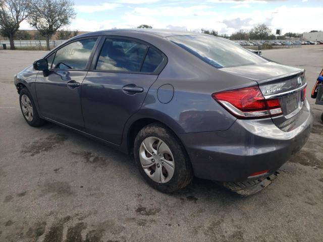 Photo 2 from auction – 2014 HONDA CIVIC LX with VIN 19XFB2F5XEE071739