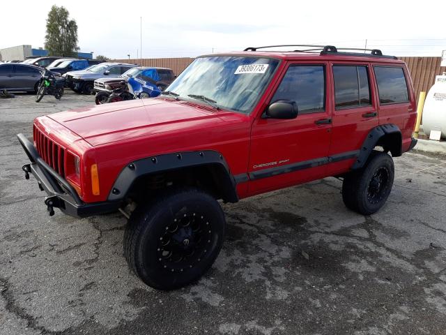 JEEP CHEROKEE S 2001 مع رقم تعريف المركبة 1J4FF48S41L570924 - صورة من المزاد
