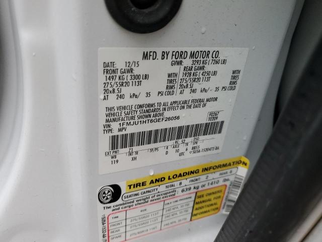 Photo 14 from auction – 2016 FORD EXPEDITION with VIN 1FMJU1HT6GEF26056