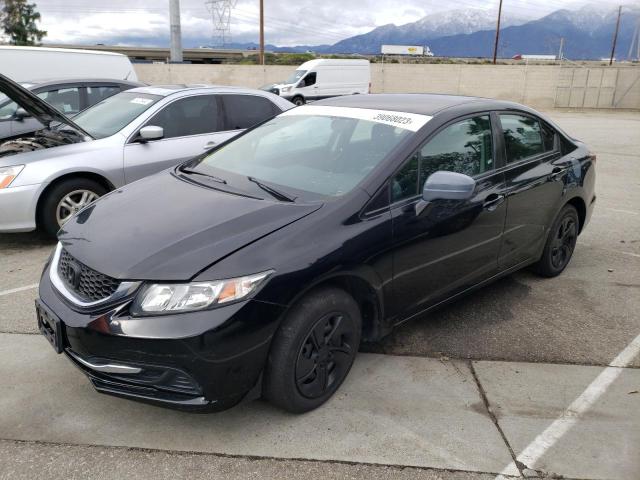 HONDA CIVIC LX 2015 with VIN 19XFB2F55FE277407 - Photo from auction