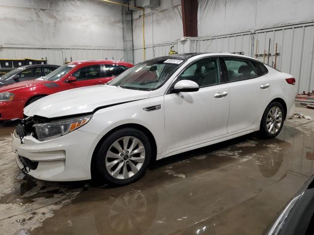 KIA OPTIMA EX 2016 with VIN 5XXGU4L31GG013722 - Photo from auction