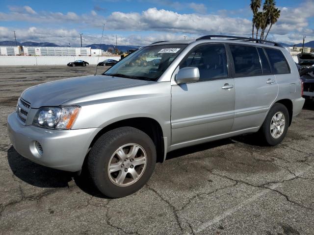 TOYOTA HIGHLANDER 2001 with VIN JTEGD21A210019491 - Photo from auction