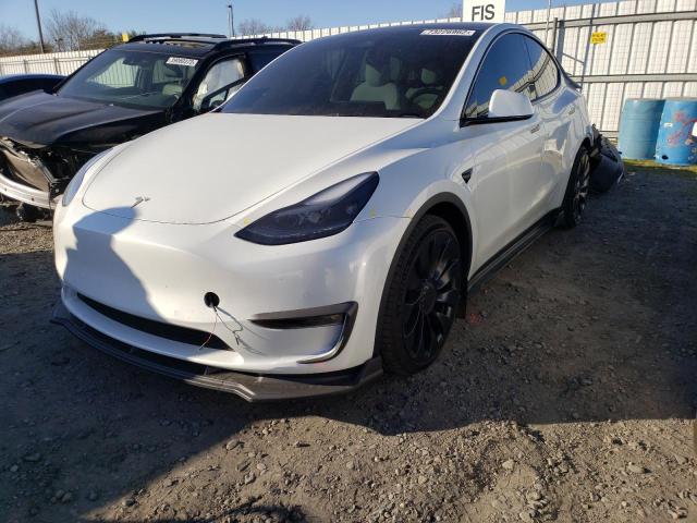 TESLA MODEL Y 2022 с VIN 7SAYGDEF7NF487034 - Фото с аукциона