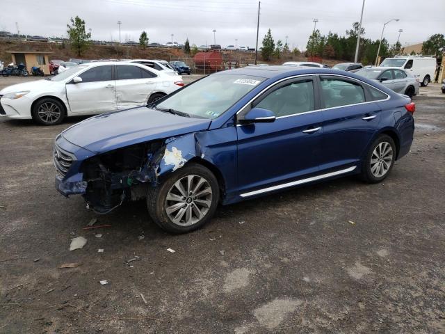 HYUNDAI SONATA SPO 2016 with VIN 5NPE34AF8GH432548 - Photo from auction