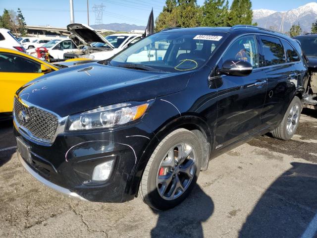 KIA SORENTO SX 2018 with VIN 5XYPKDA59JG431538 - Photo from auction