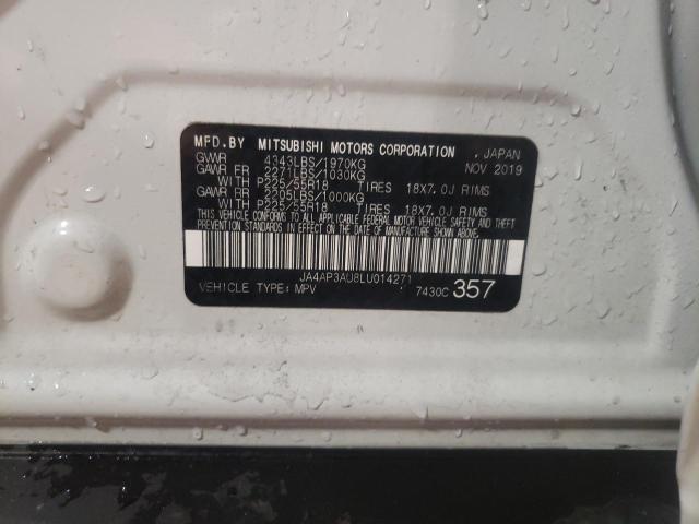 Photo 14 from auction – 2020 MITSUBISHI OUTLANDER with VIN JA4AP3AU8LU014271