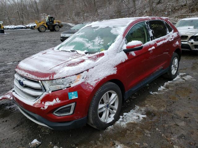 FORD EDGE SEL 2017 with VIN 2FMPK3J99HBC06950 - Photo from auction