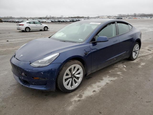 TESLA MODEL 3 2022 with VIN 5YJ3E1EA0NF371321 - Photo from auction