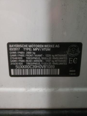 Photo 14 from auction – 2017 BMW X5 XDRIVE3 with VIN 5UXKR0C39H0V81089