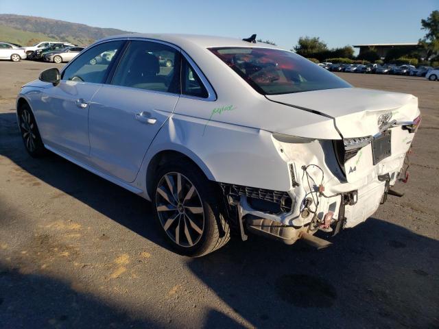 Photo 2 from auction – 2021 AUDI A4 PREMIUM with VIN WAUBBAF40MA050994