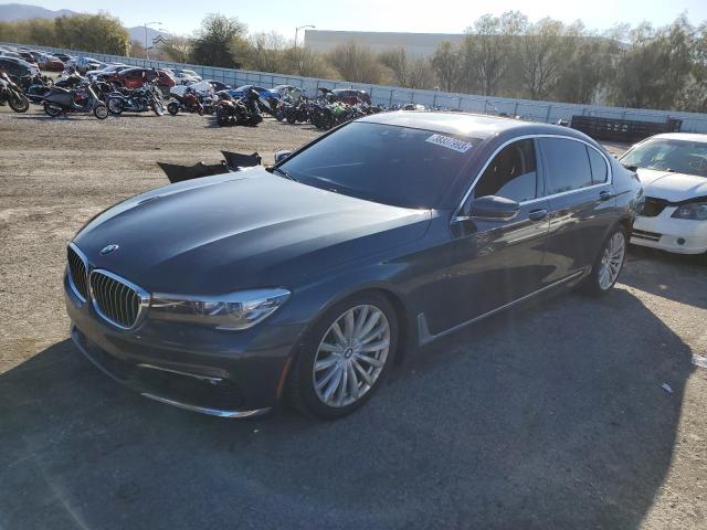 BMW 740 I 2017 with VIN WBA7E2C3XHG741175 - Photo from auction