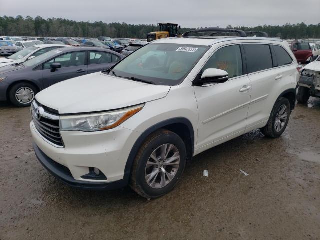 TOYOTA HIGHLANDER 2015 with VIN 5TDKKRFH0FS053260 - Photo from auction