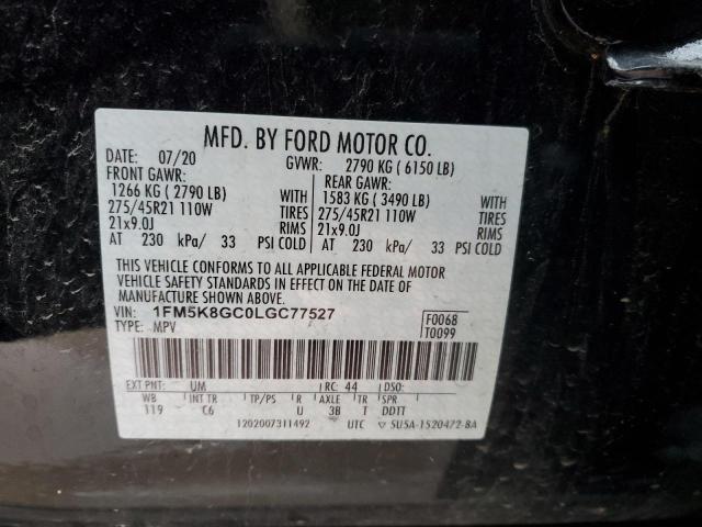 Photo 14 from auction – 2020 FORD EXPLORER S with VIN 1FM5K8GC0LGC77527