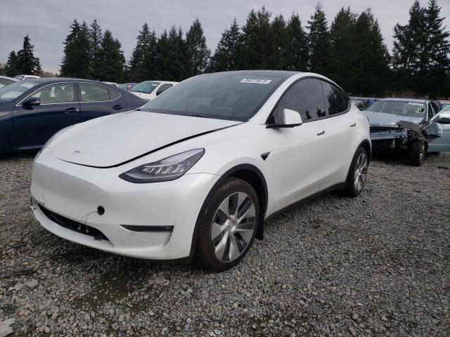 TESLA MODEL Y 2021 with VIN 5YJYGAEEXMF254380 - Photo from auction