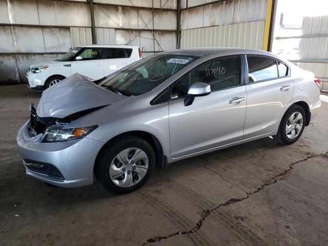HONDA CIVIC LX 2013 with VIN 2HGFB2F58DH300455 - Photo from auction