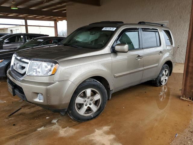 HONDA PILOT EXL 2011 with VIN 5FNYF3H55BB056992 - Photo from auction