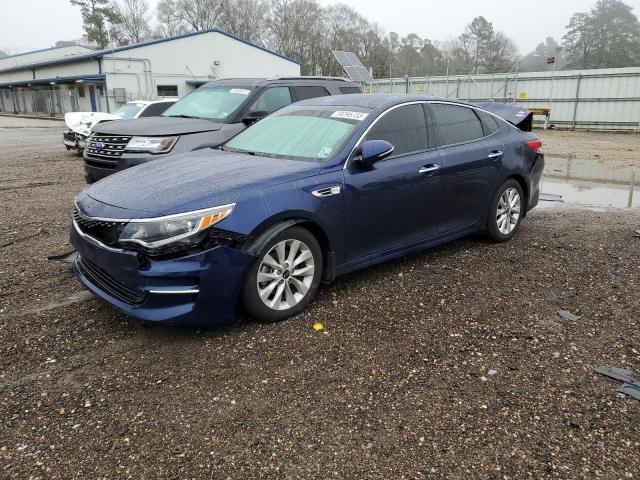KIA OPTIMA EX 2018 with VIN 5XXGU4L36JG212434 - Photo from auction