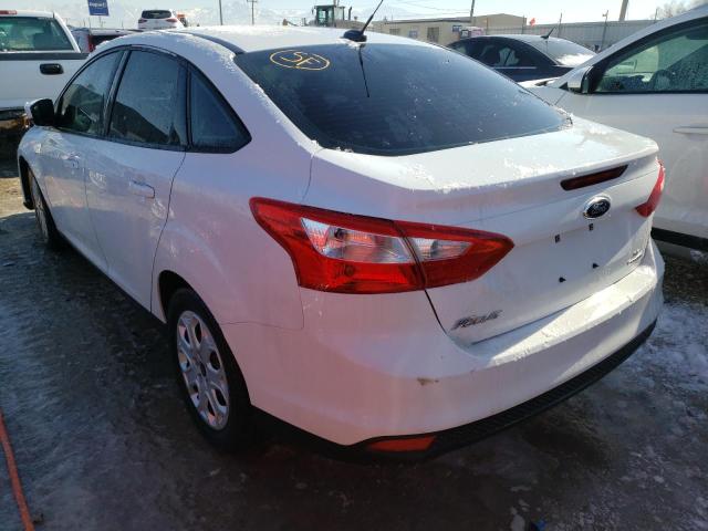 Photo 2 from auction – 2012 FORD FOCUS SE with VIN 1FAHP3F23CL396099