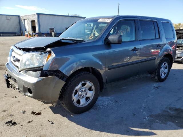 HONDA PILOT LX 2011 with VIN 5FNYF3H29BB005047 - Photo from auction
