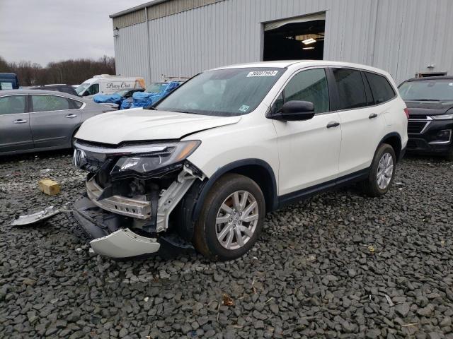 HONDA PILOT LX 2019 with VIN 5FNYF6H16KB033249 - Photo from auction