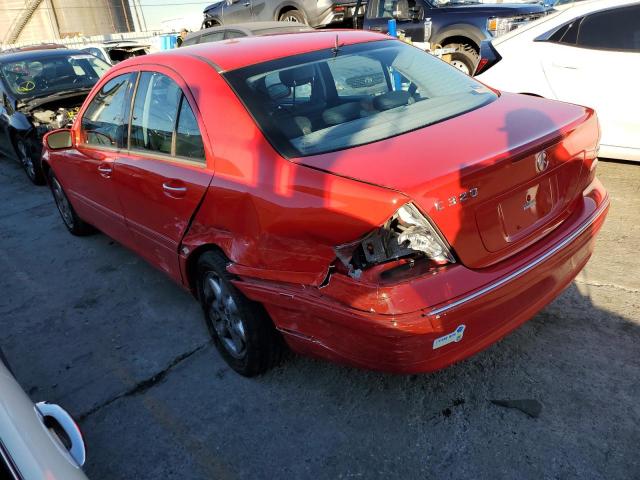 Photo 2 from auction – 2002 MERCEDES-BENZ C 320 with VIN WDBRF64J22F210321