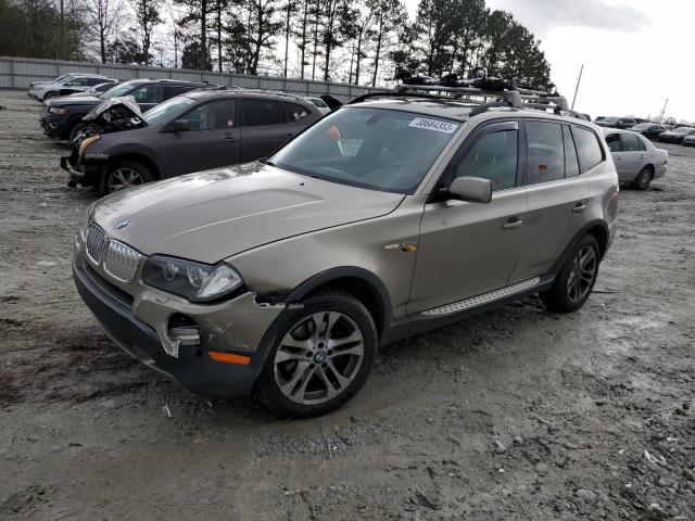 BMW X3 3.0SI 2008 with VIN WBXPC93428WE78671 - Photo from auction