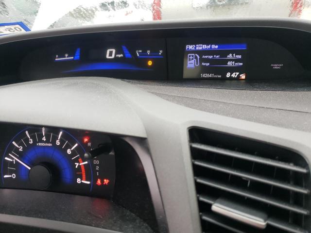 Photo 9 from auction – 2012 HONDA CIVIC LX with VIN 19XFB2F55CE046874