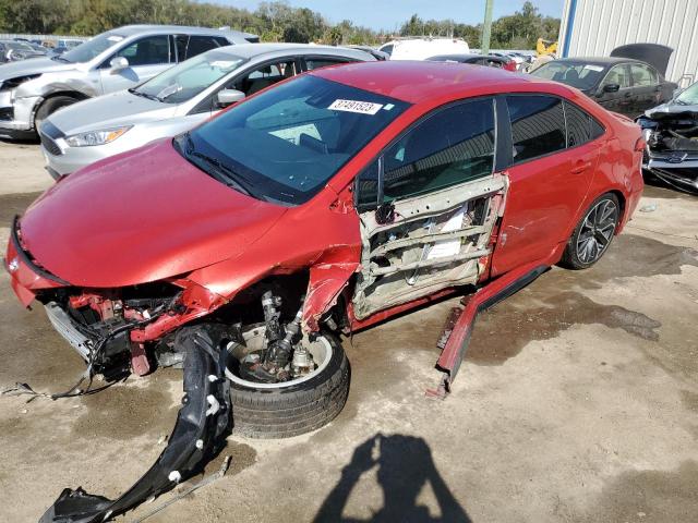 TOYOTA COROLLA SE 2020 with VIN 5YFS4RCE2LP045007 - Photo from auction