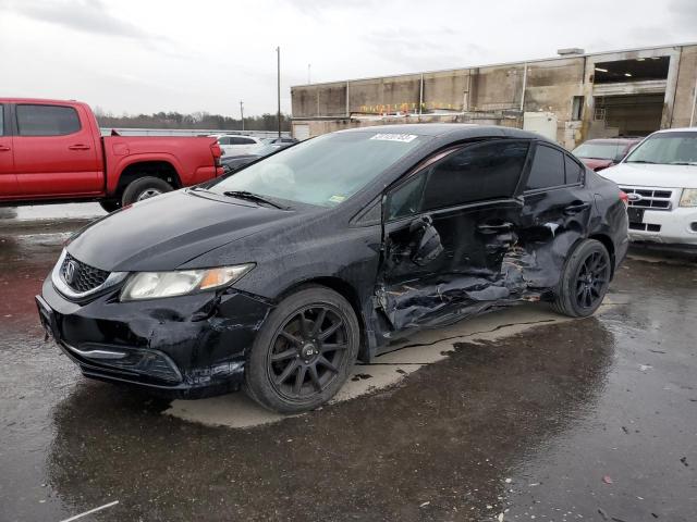 HONDA CIVIC LX 2013 with VIN 19XFB2F50DE022578 - Photo from auction