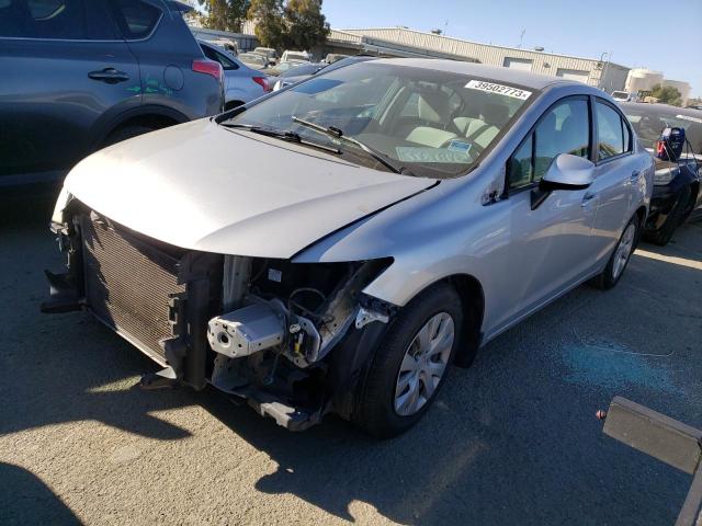 HONDA CIVIC LX 2012 with VIN 2HGFB2F53CH588268 - Photo from auction