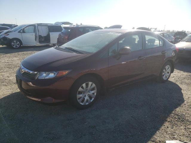HONDA CIVIC LX 2012 with VIN 19XFB2F55CE022607 - Photo from auction