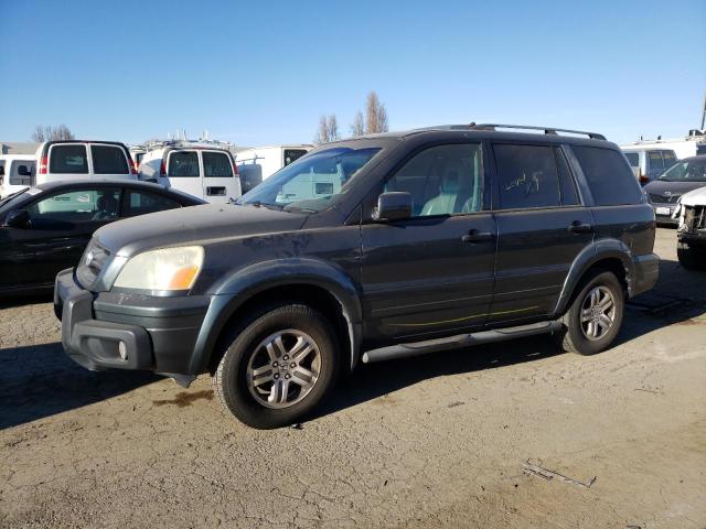 HONDA PILOT EXL 2004 with VIN 2HKYF18614H535721 - Photo from auction
