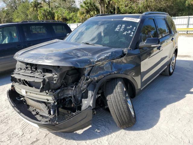 FORD EXPLORER X 2018 with VIN 1FM5K7D80JGA52371 - Photo from auction