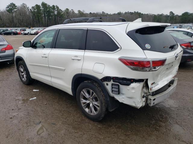 Photo 2 from auction – 2015 TOYOTA HIGHLANDER with VIN 5TDKKRFH0FS053260