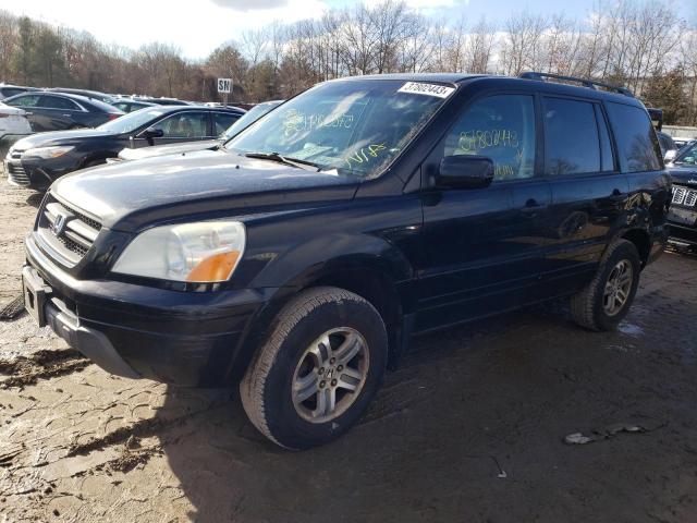 HONDA PILOT 2004 with VIN 2HKYF18664H534046 - Photo from auction