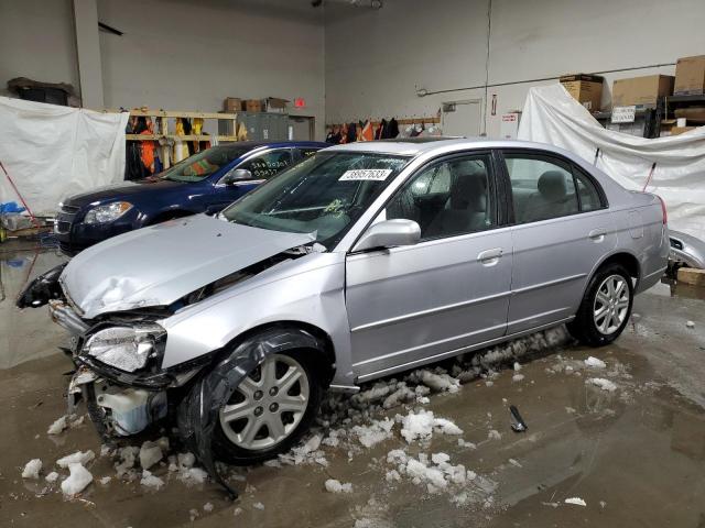 HONDA CIVIC EX 2003 with VIN 1HGES26833L020806 - Photo from auction