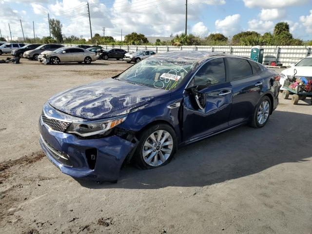 KIA OPTIMA LX 2018 with VIN 5XXGT4L34JG200804 - Photo from auction