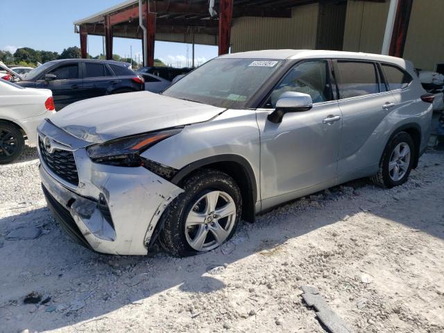 TOYOTA HIGHLANDER 2022 with VIN 5TDBZRBH4NS190282 - Photo from auction