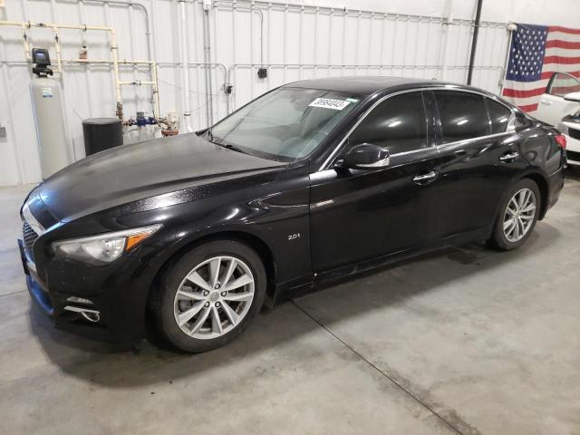 INFINITI Q50 BASE 2017 with VIN JN1CV7AR8HM680547 - Photo from auction