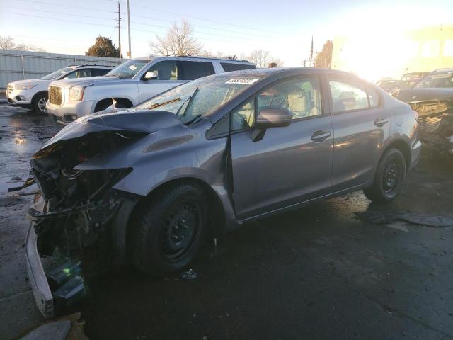 HONDA CIVIC LX 2014 with VIN 19XFB2F5XEE004624 - Photo from auction